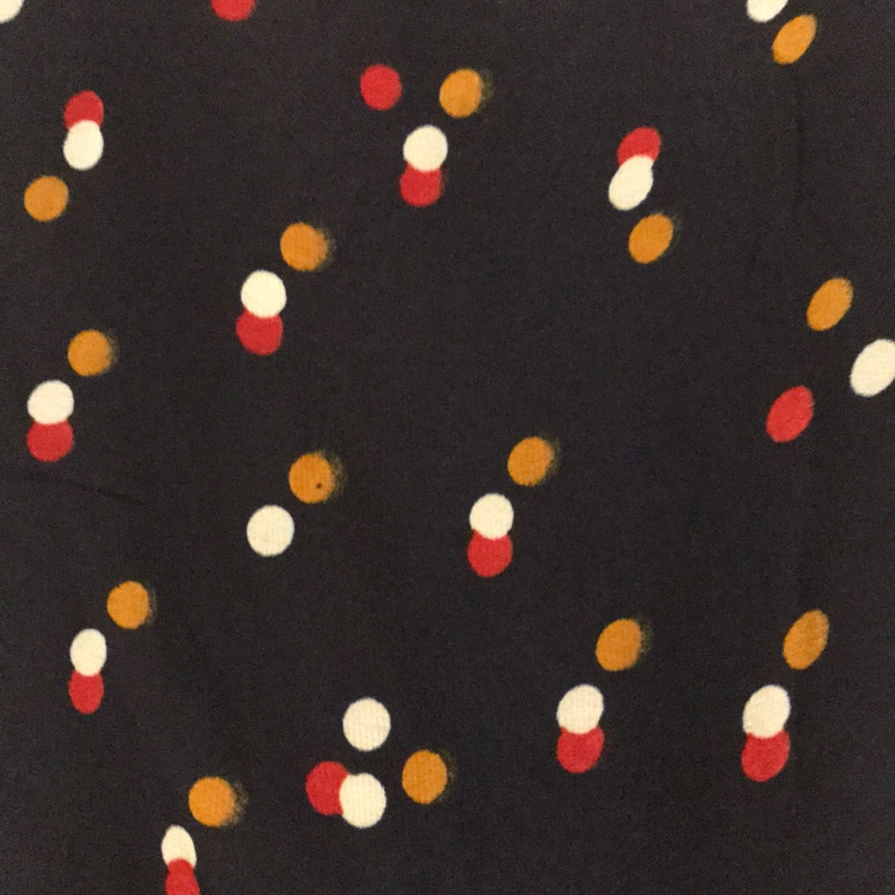 Navy Polka Dotted Dress - Picture 2 of 3